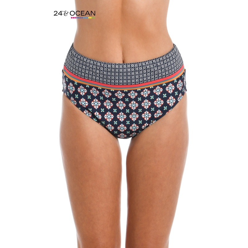 24th & Ocean Alexandria Tile High Waist Bottom – FINAL SALE