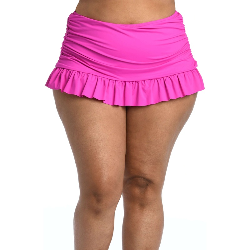 Island Goddess Ruffle Skirted Bottom – Orchid (Final Sale)