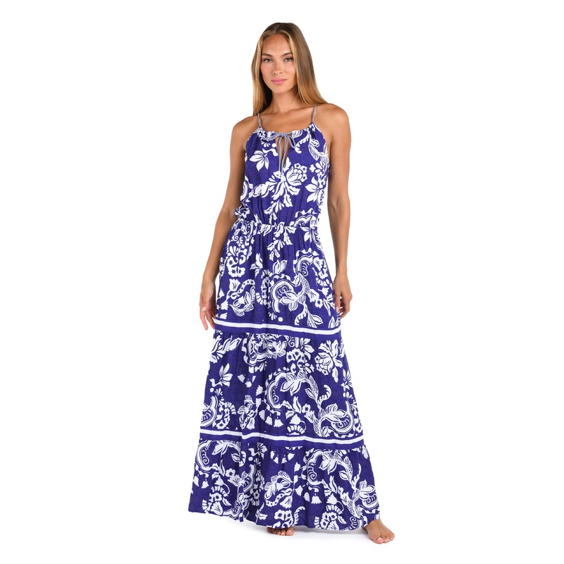 Sunshine 79 Flower Trip Tiered Maxi Dress – FINAL SALE