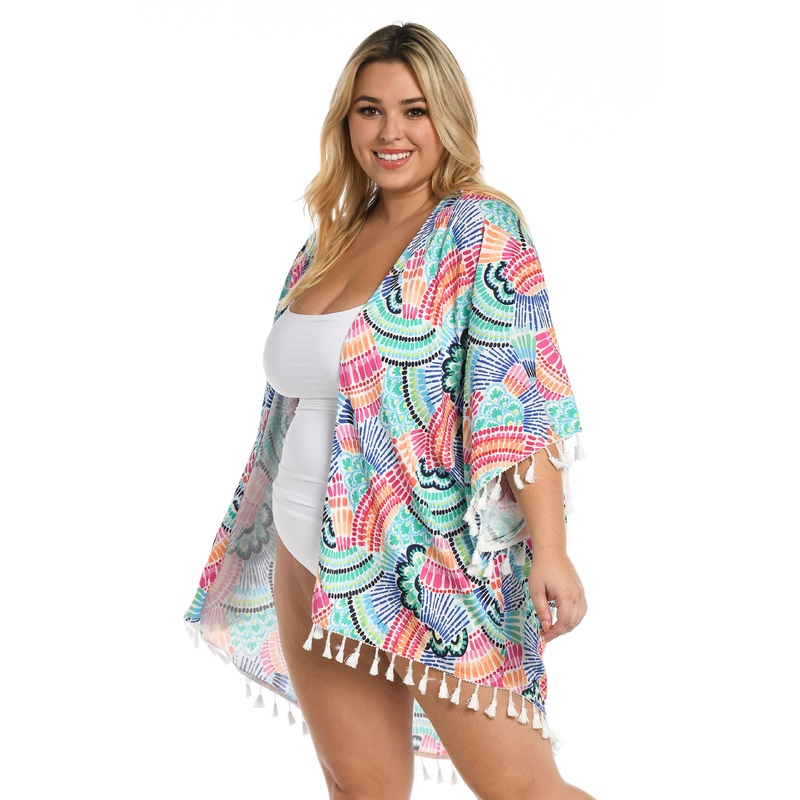 Waves Of Color Kimono – FINAL SALE