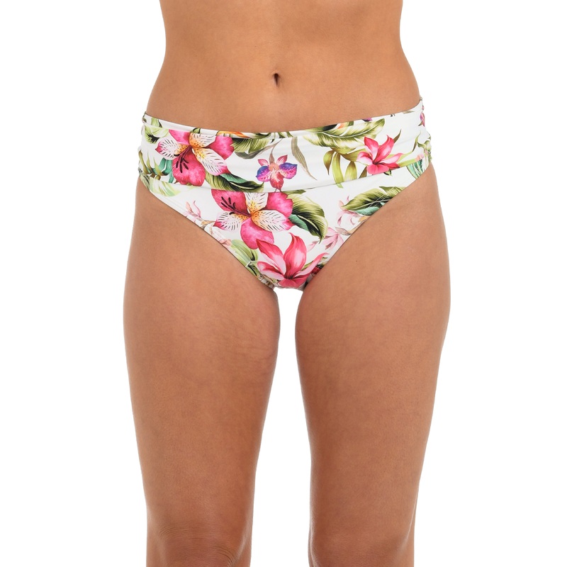 Polynesian Paradise Shirred Band Hipster Bottom