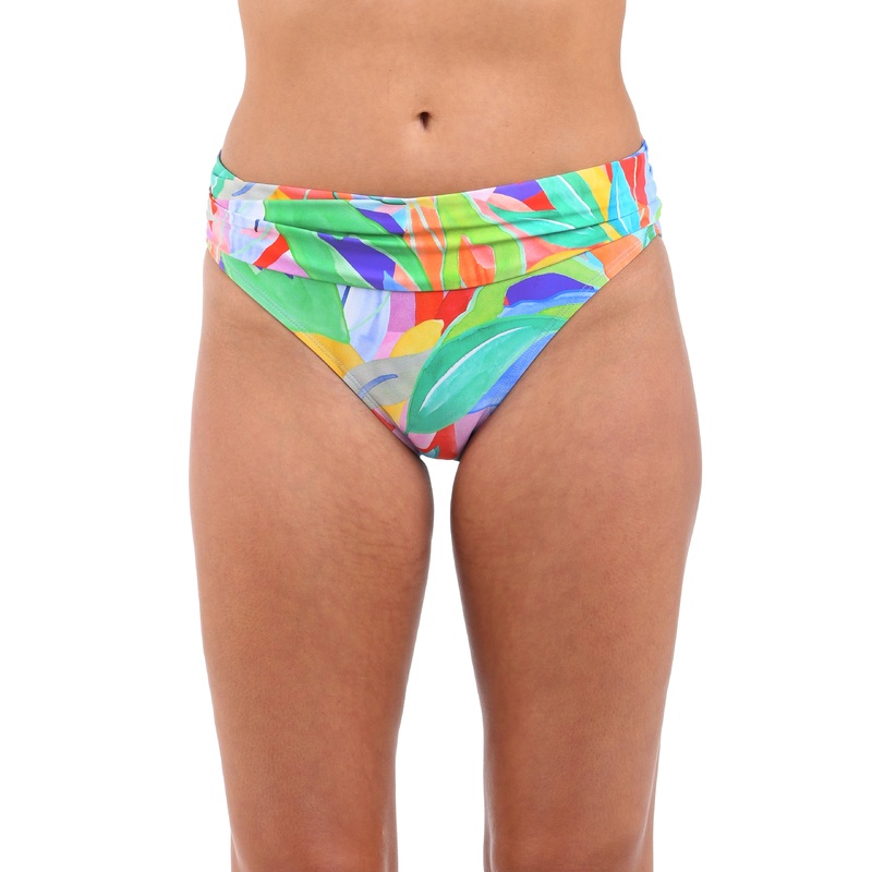 Tropi-flage Shirred Band Hipster Bottom – FINAL SALE