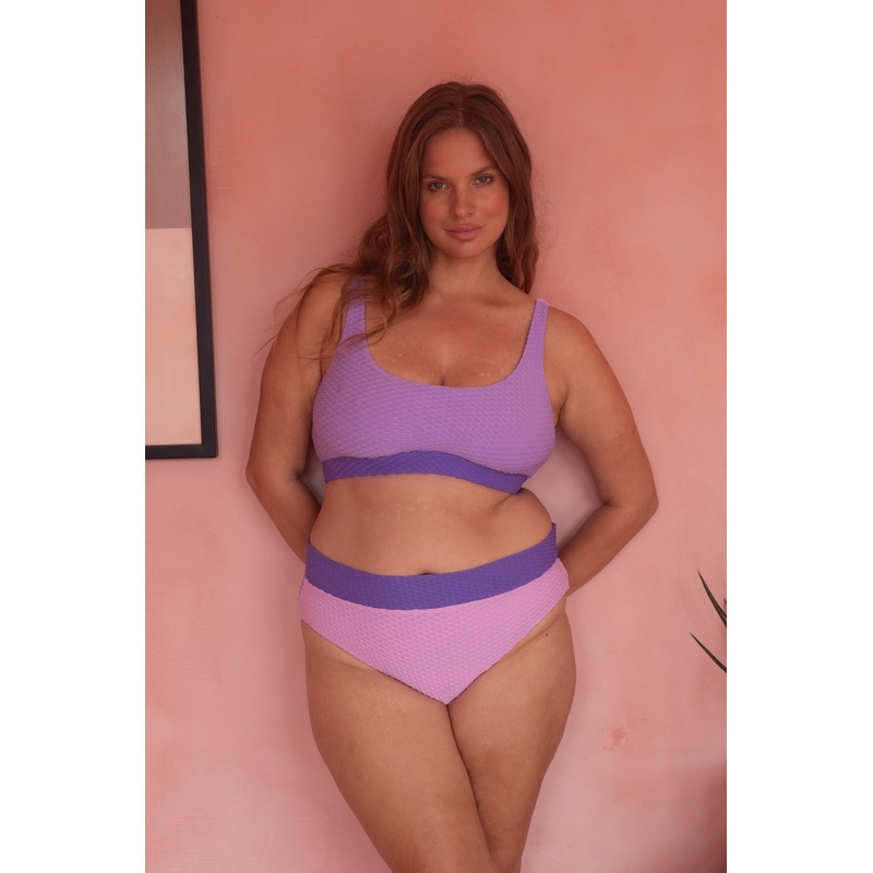 Gia Bikini Top – Lilac Crystal