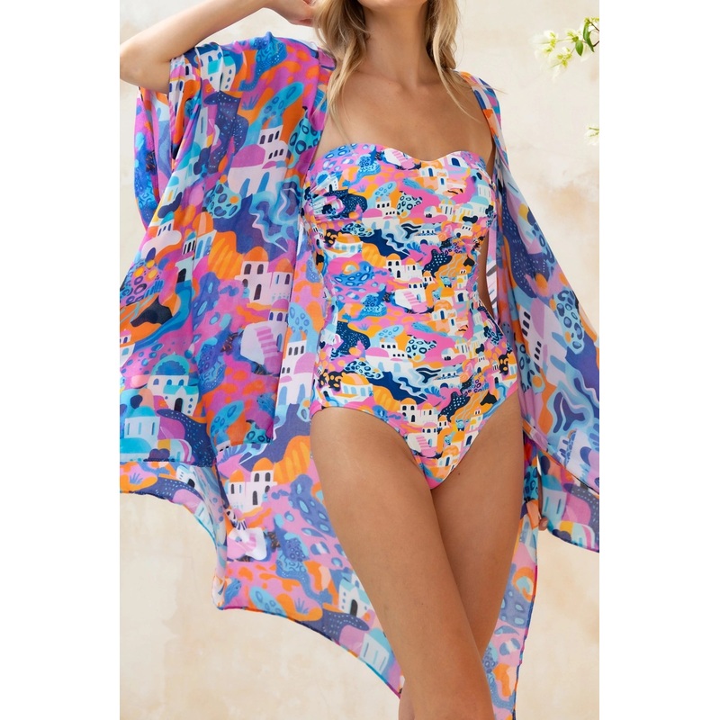 Giulia Kimono/Kaftan – Mediterranean Vista