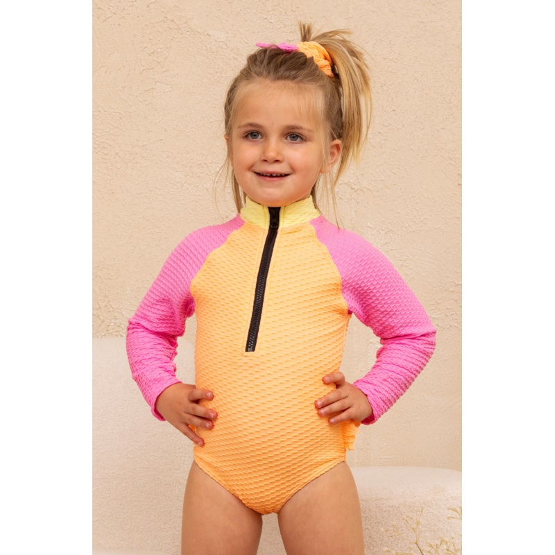 Mini Blake Surfsuit – Orange Sherbet