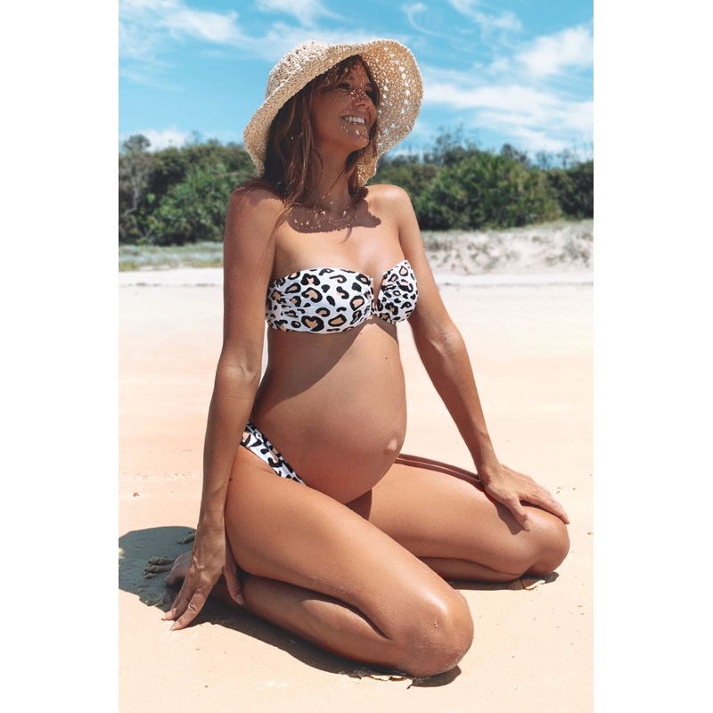 Scarlett Bandeau Top – Safari Leopard