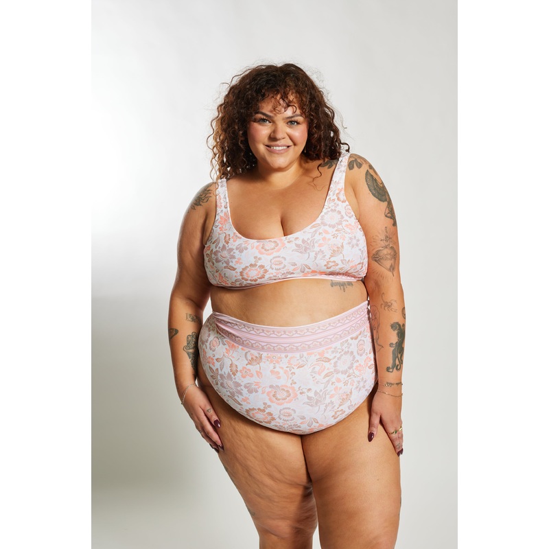 Gia Bikini Top Curve – Desert Bloom