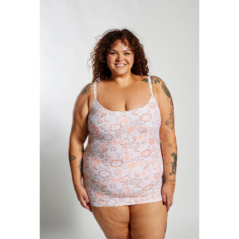 Giselle Tankini Top Curve – Desert Bloom