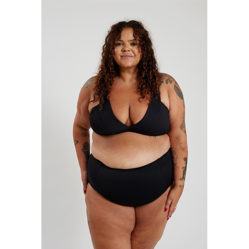 Lola Bikini Top Curve – Black Runch