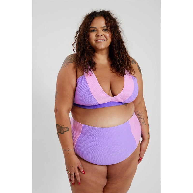 Lola Bikini Top Curve – Lilac Crystal