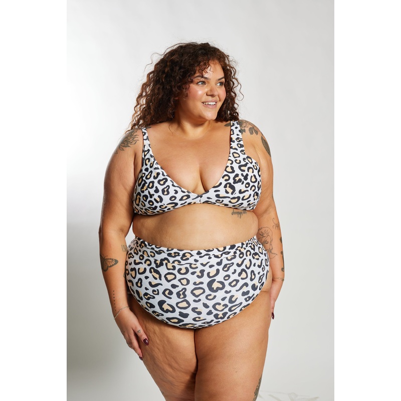 Lola Bikini Top Curve – Safari Leopard