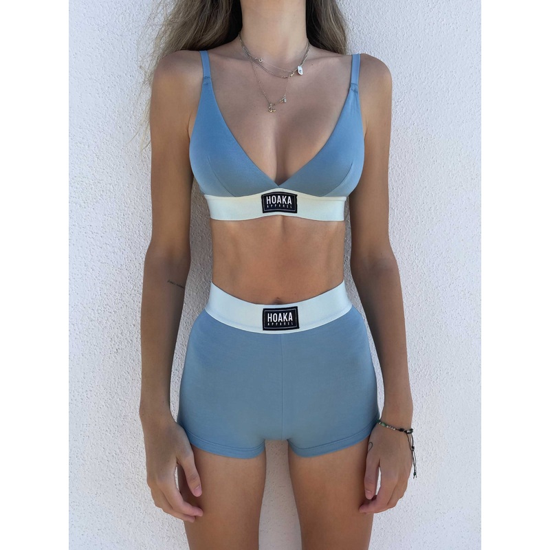 Grey Blue Shorties