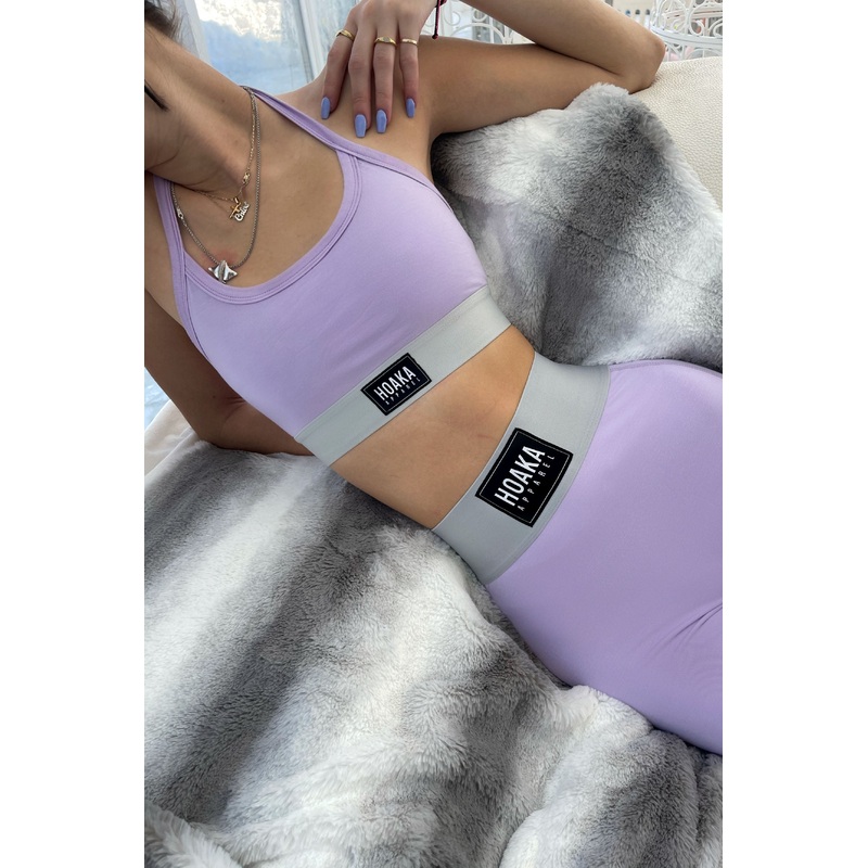 Lilac Neck Top