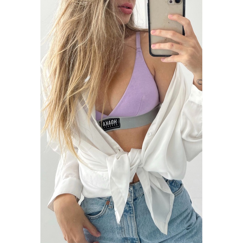 Lilac Triangle Top
