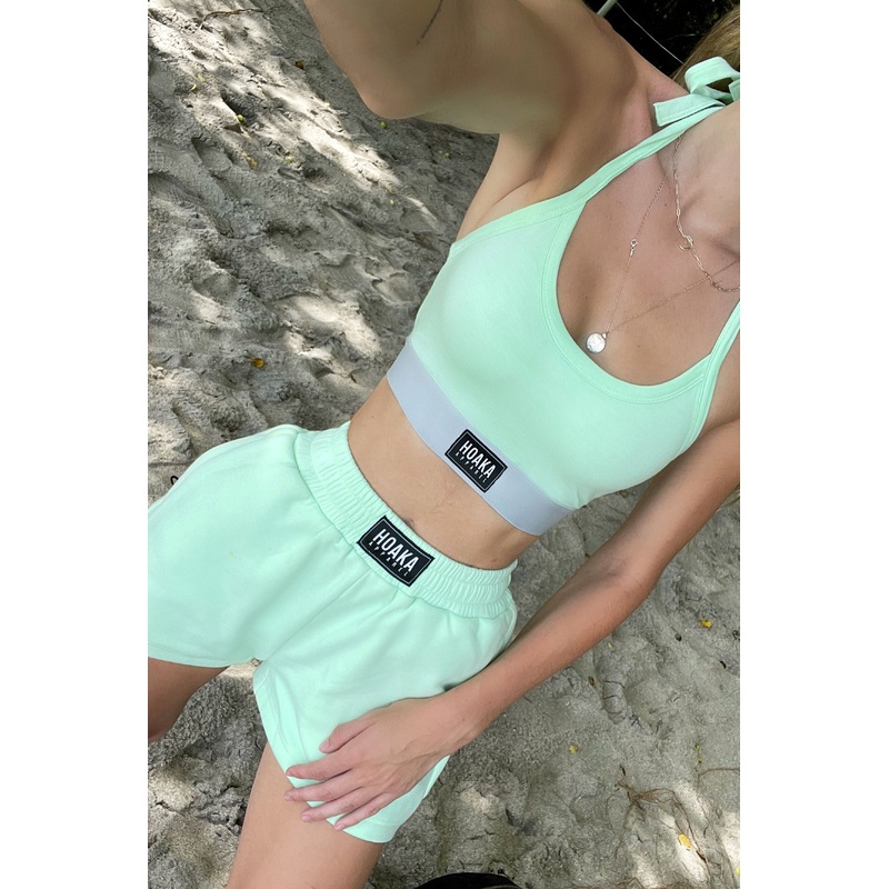 Mint Neck Top – Final Sale