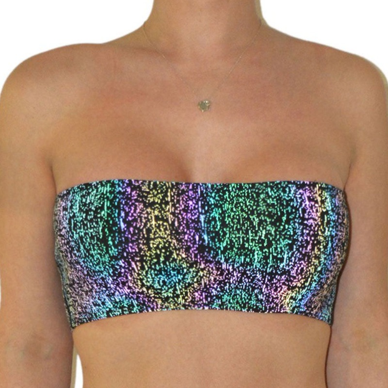Rainbow Holographic Dot Tops – Final Sale