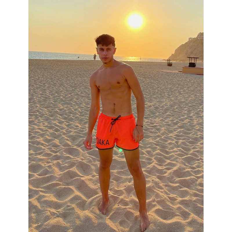 SUNSET ORANGE MEN’S ECOHOAKA – Final Sale