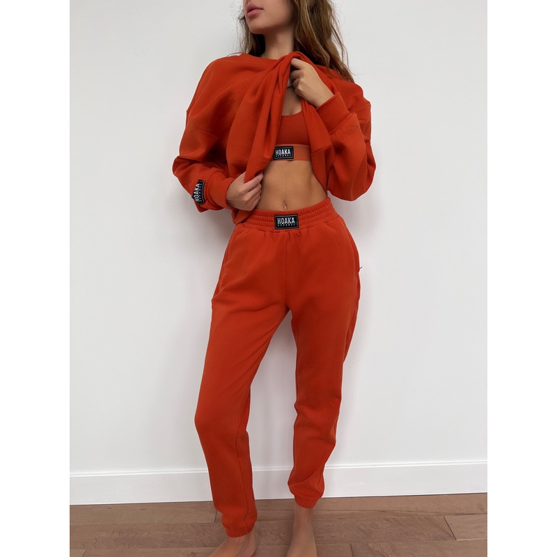 Burnt Orange Comfy Joggers – Final Sale
