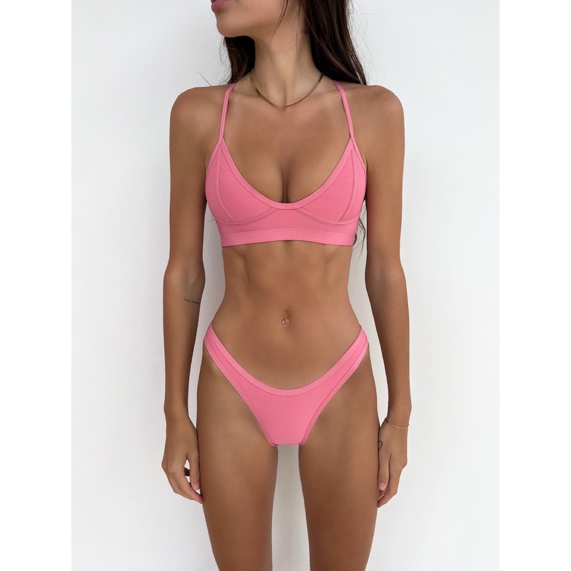 Clara Detailed Pink Set