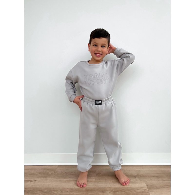 Grey Comfy Joggers For Baby & Kids
