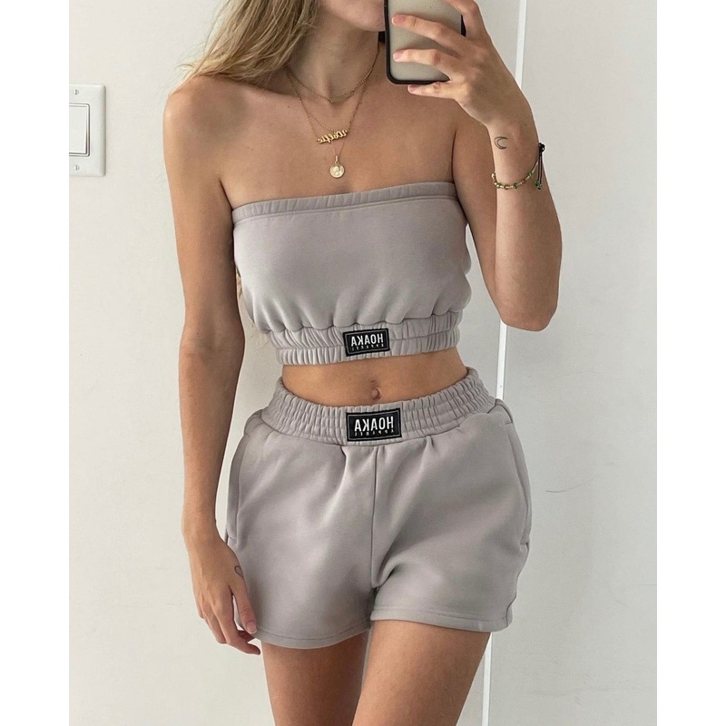 Grey Comfy Tube Top – Final Sale