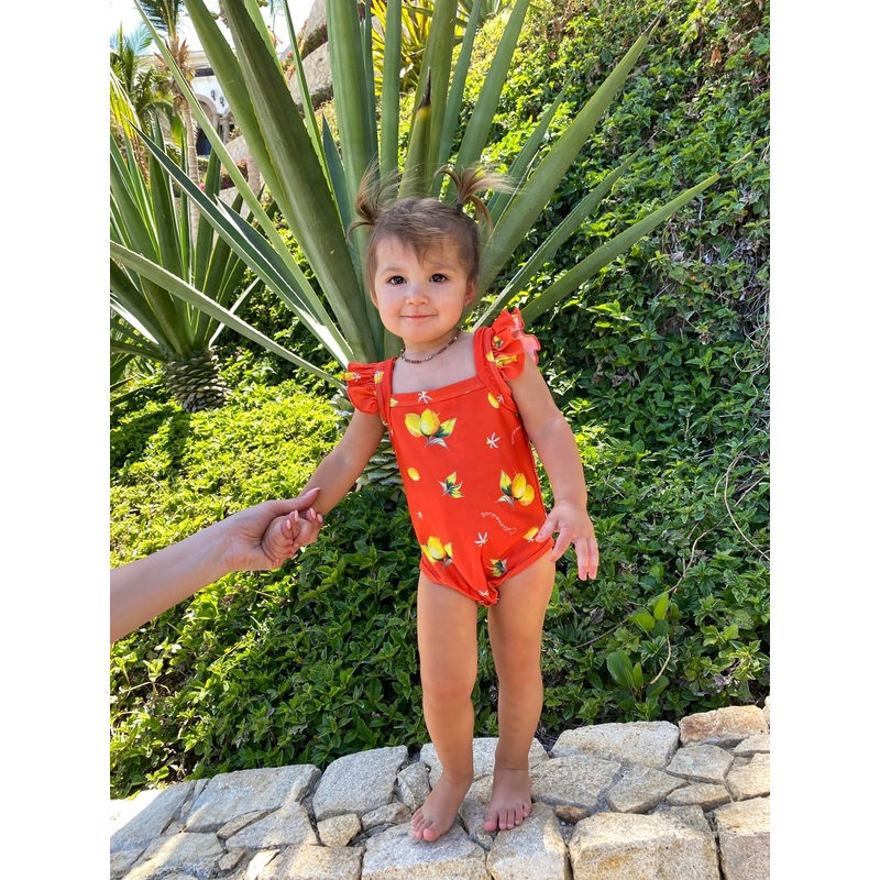 Lemon Matching Swim For Girls (Baby & Kids)
