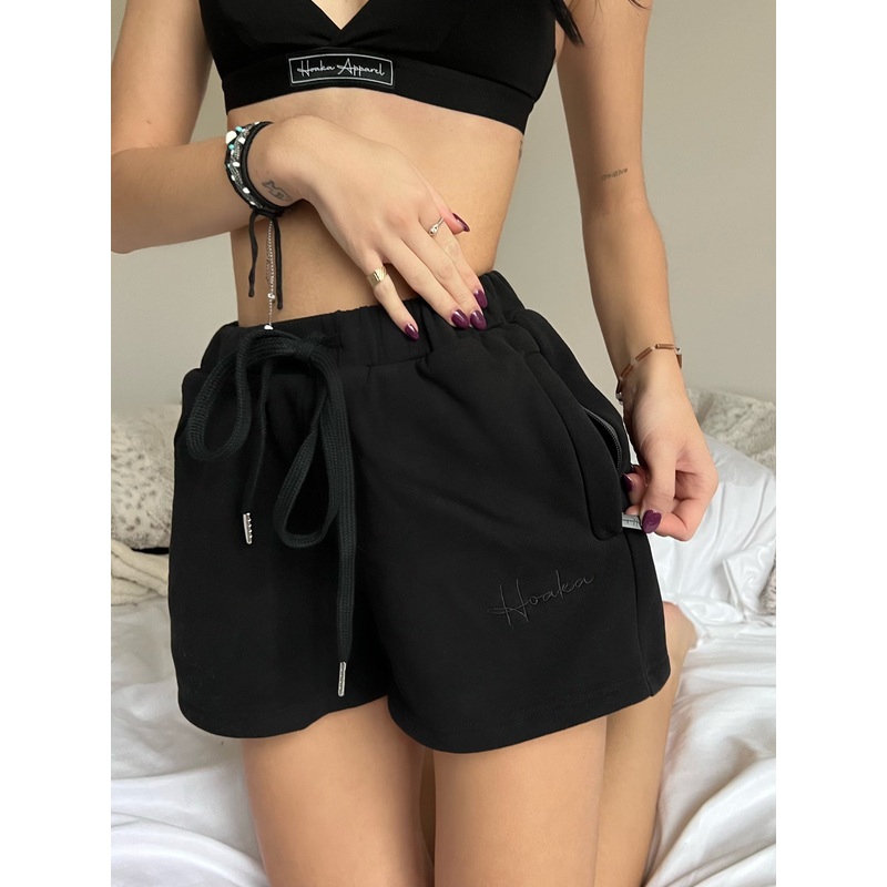 Midnight Black Comfy Shorts