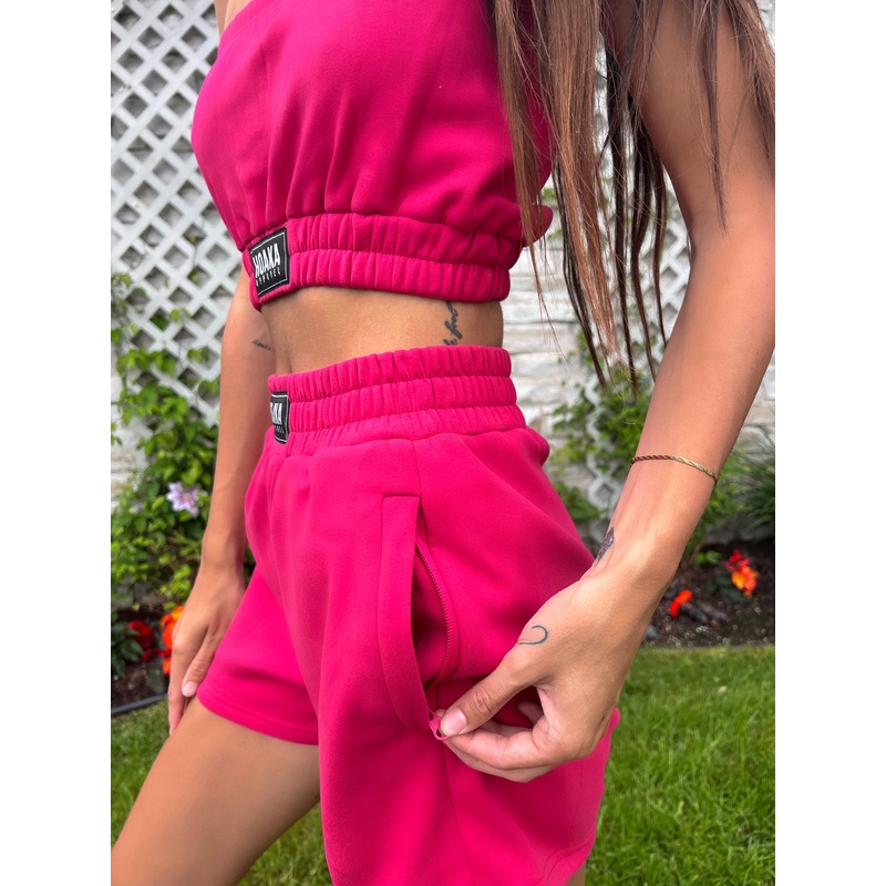 Raspberry Comfy Shorts – Final Sale