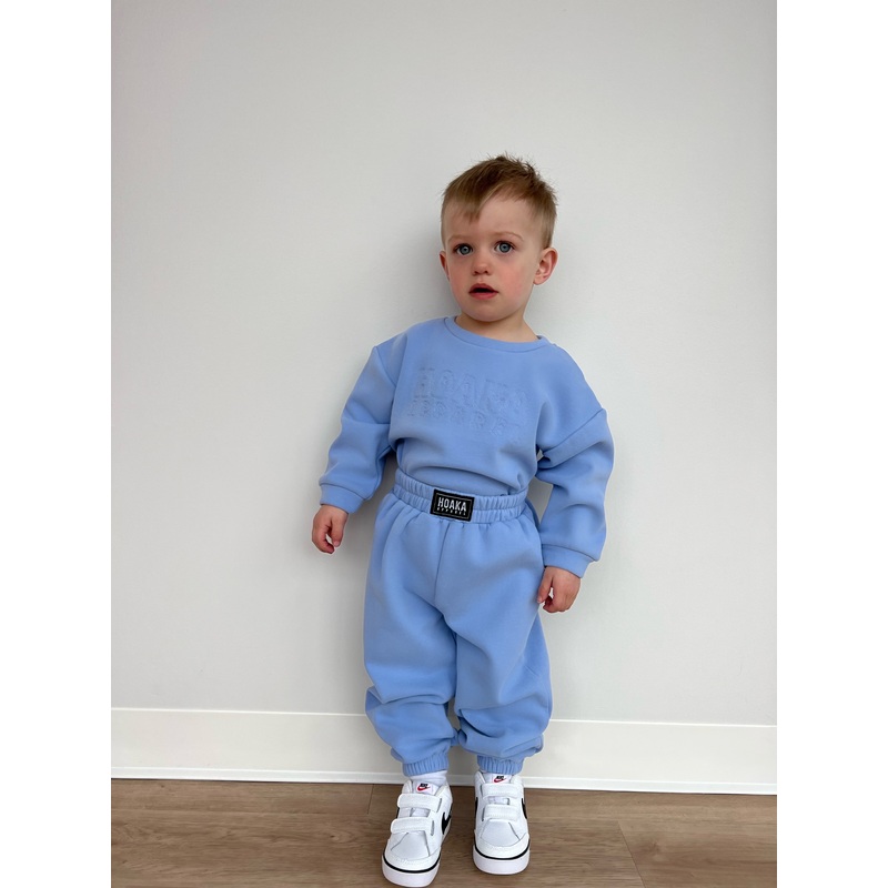 Shady Blue Comfy Joggers For Baby & Kids