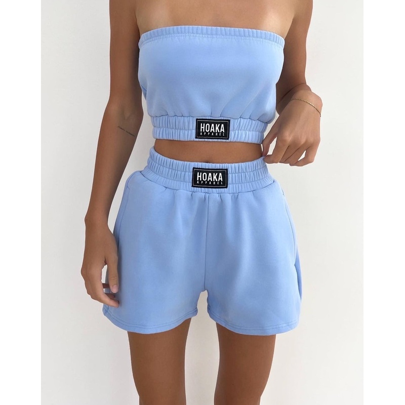 Shady Blue Comfy Shorts – Final Sale