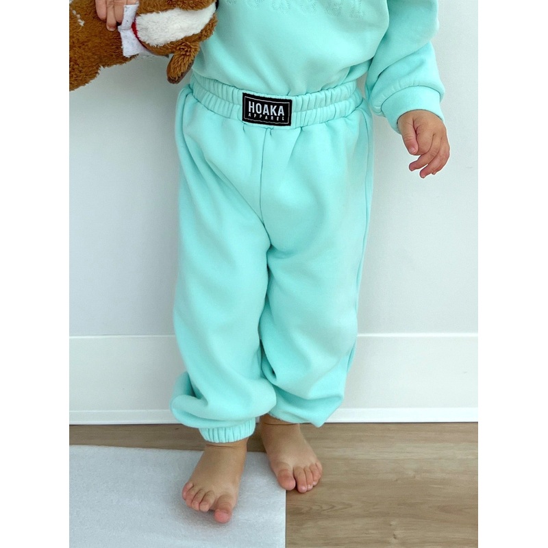 Sky Blue Comfy Joggers For Baby & Kids