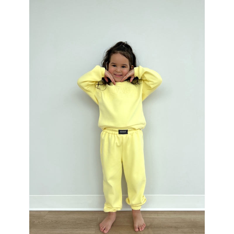 Yellow Comfy Joggers For Baby & Kids