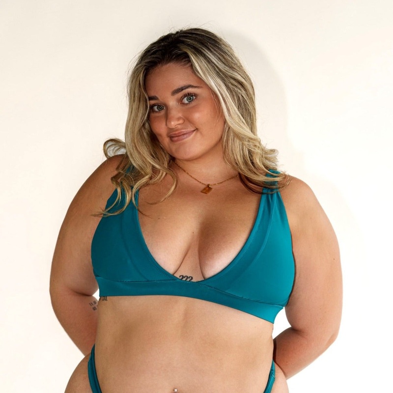 Aspen Teal Ecohoaka Top (XS-5XL)