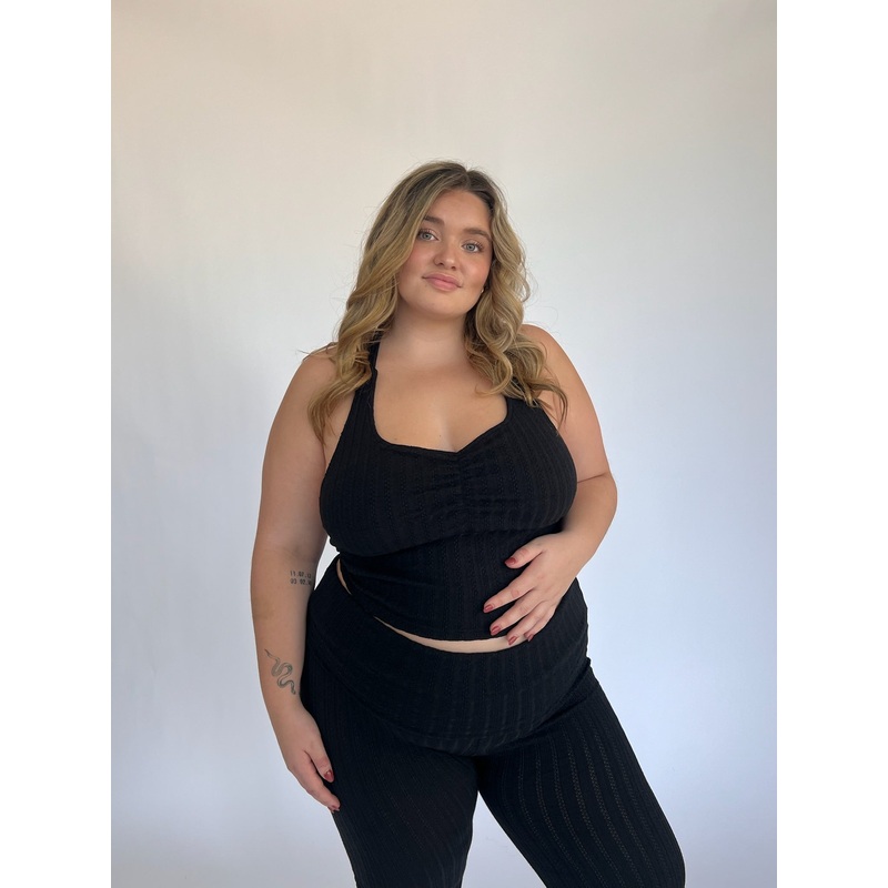 Black Knit Everyday Camisole