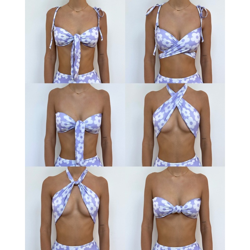 Daisy Lilac Flowers Ecohoaka Tops