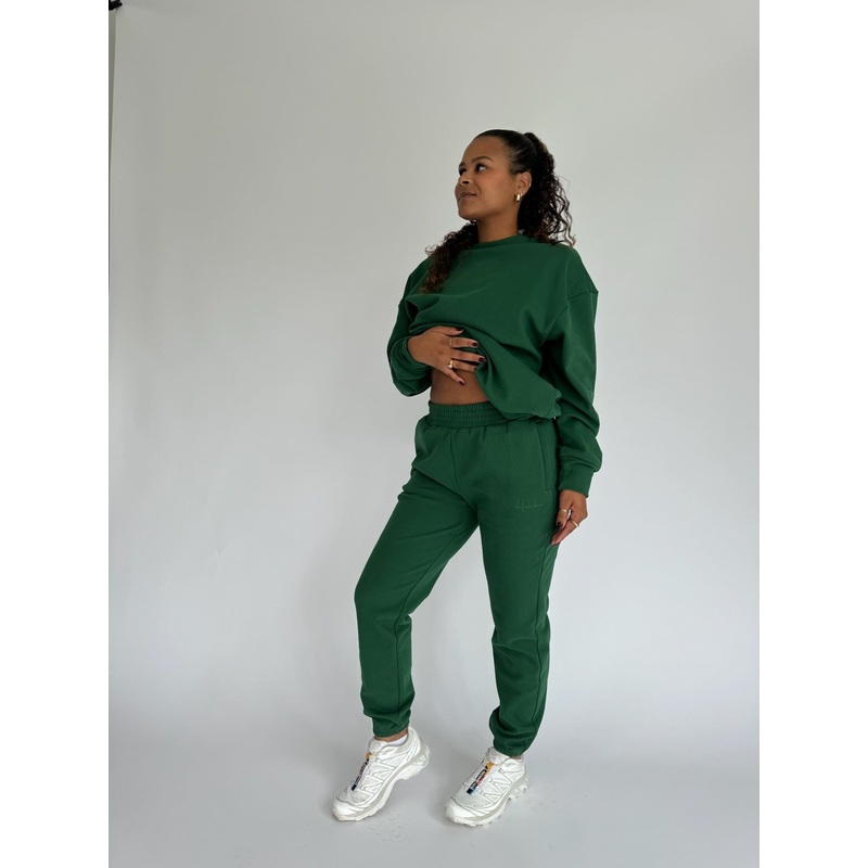 Dark Green Comfy Joggers
