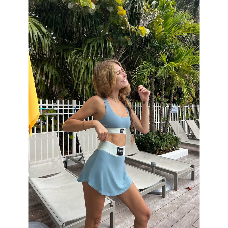 Grey Blue Skirt – Final Sale
