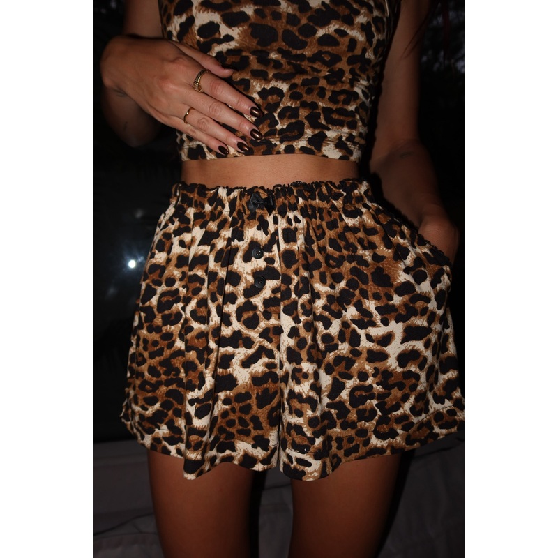 Leopard Flow Short