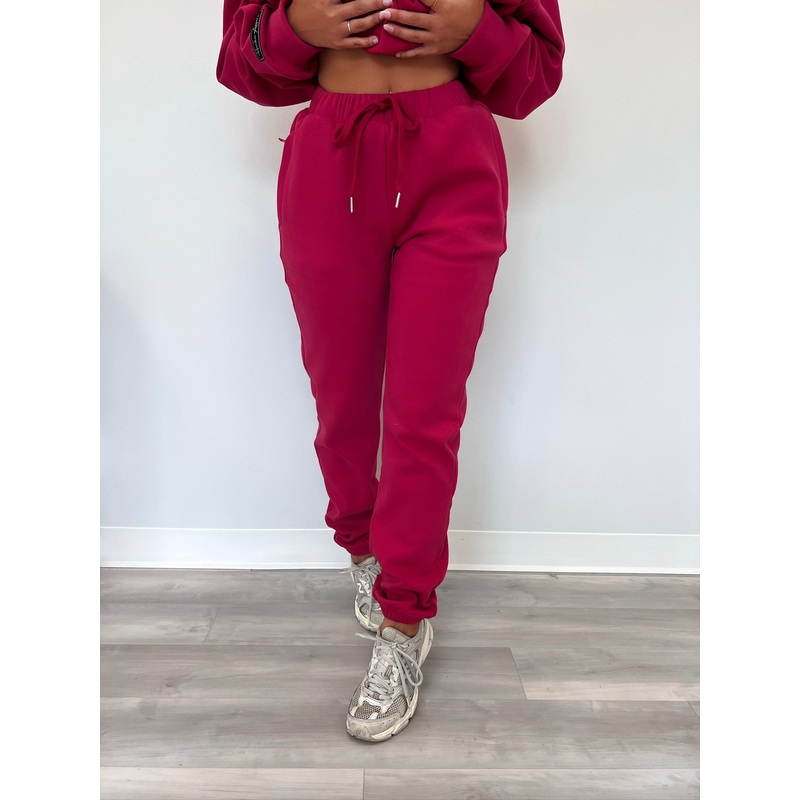 Raspberry Pink Comfy Joggers (New)