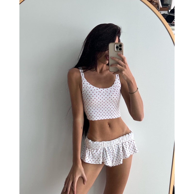 Red Heart Camisole Top