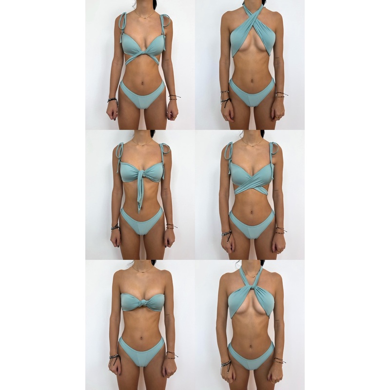 Selene Sage Blue Convertible Ecohoaka Set