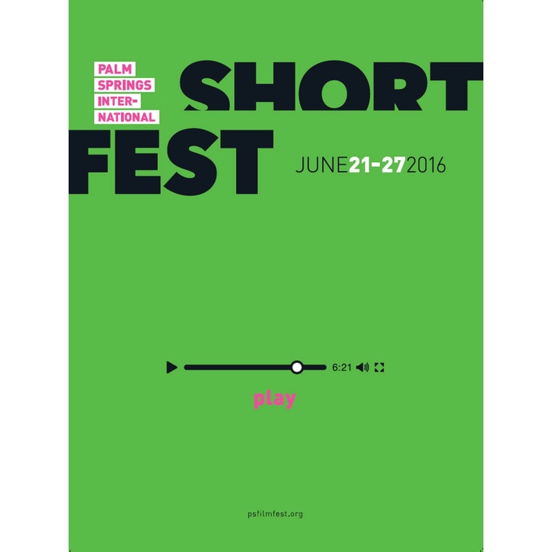 2016 Palm Springs International ShortFest Poster – Green/Yellow