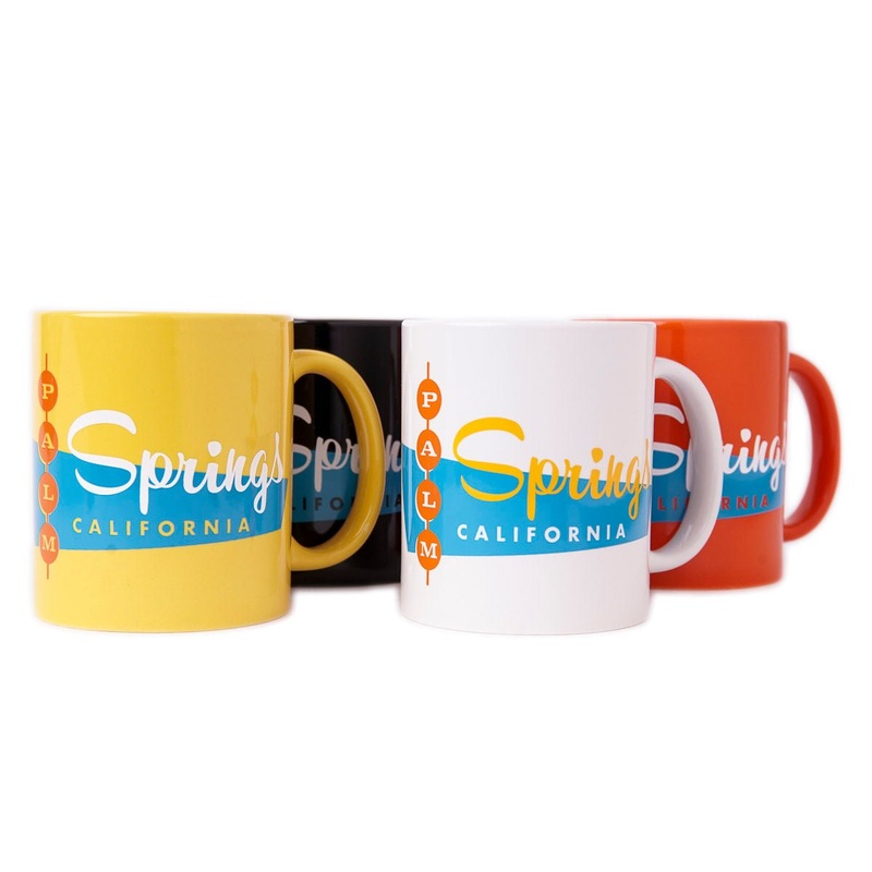 Palm Springs Retro Diner Design Coffee Mug