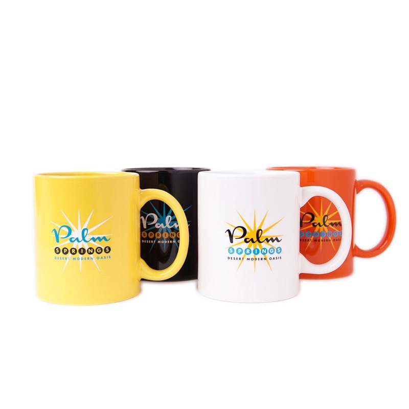 Palm Springs Starburst Design Coffee Mug