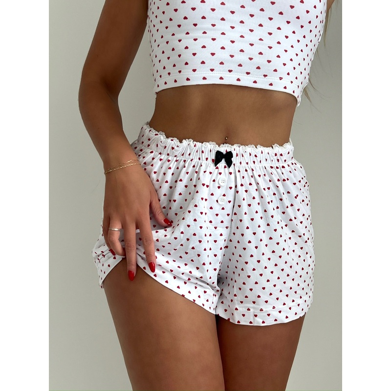 Red Heart Flow Short