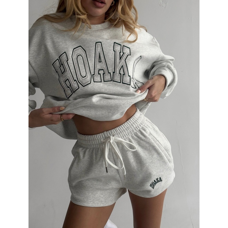 Vintage Grey Comfy Sporty Shorts
