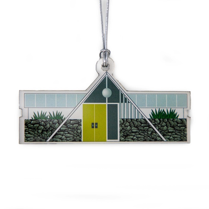 Acrylic Midcentury House Ornament  – Swiss Miss