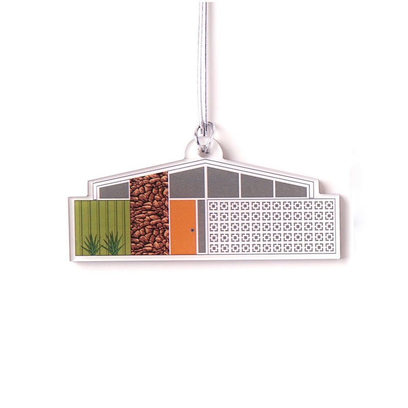 Acrylic Midcentury House Ornament – Twin Palms
