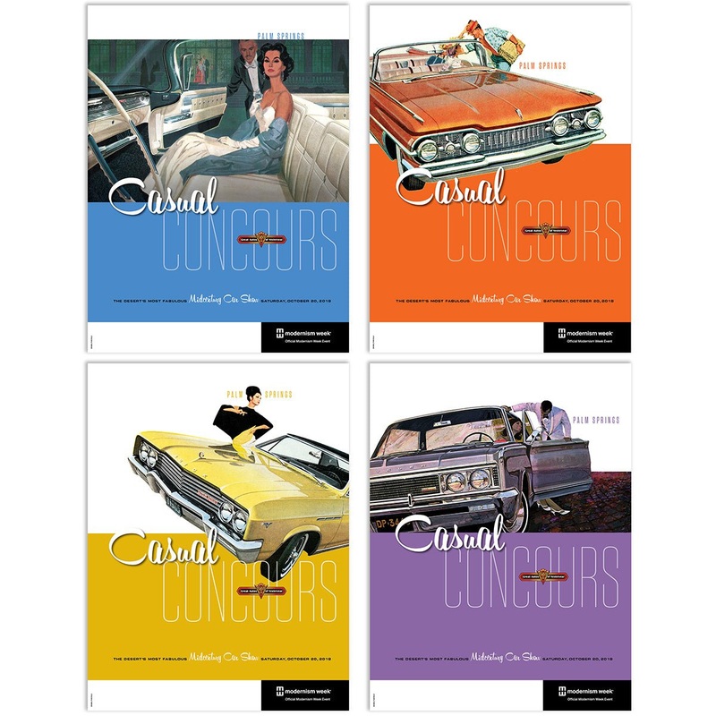 Casual Concours 2018 Posters – Set of 4