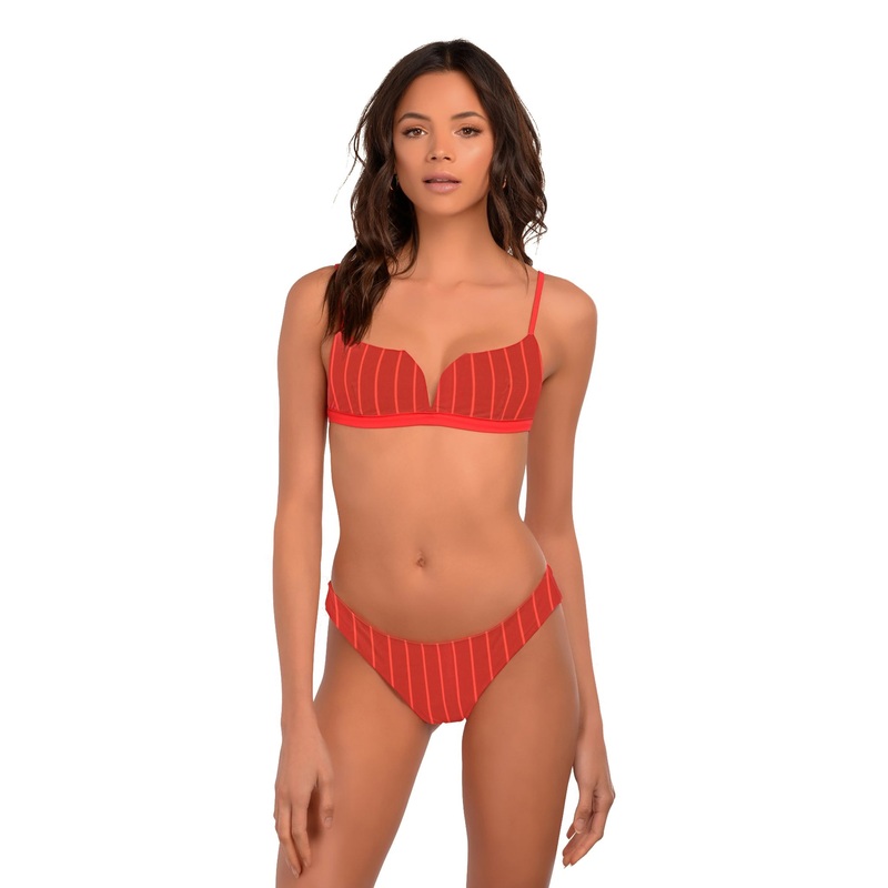KYA Reversible Bae Top – Red Stripe / Cherry